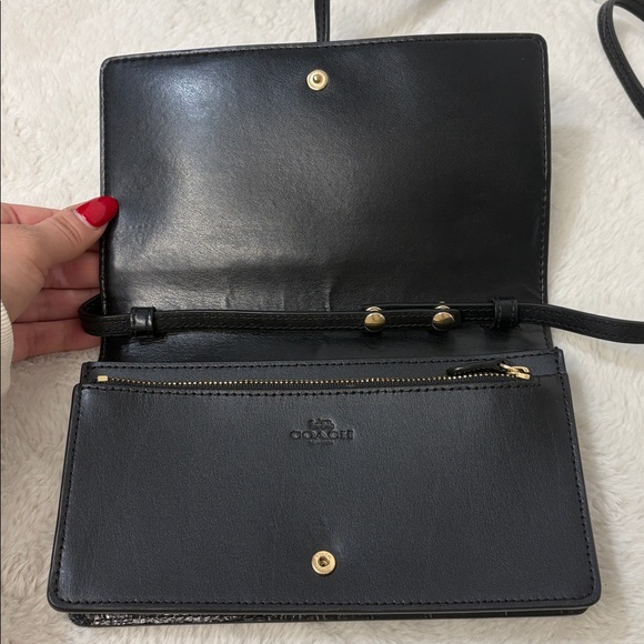 COACH Anna Foldover Crossbody Clutch Bag - Picture 5 of 12